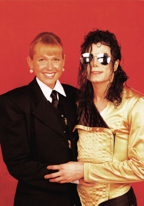 Michael Jackson e a apresentadora Xuxa Meneghel. Grande dupla!